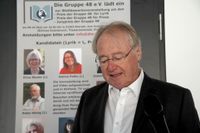 Begrüßung der Stadt Rösrath: stellvertr. Bürgermeister Jürgen Bachmann.